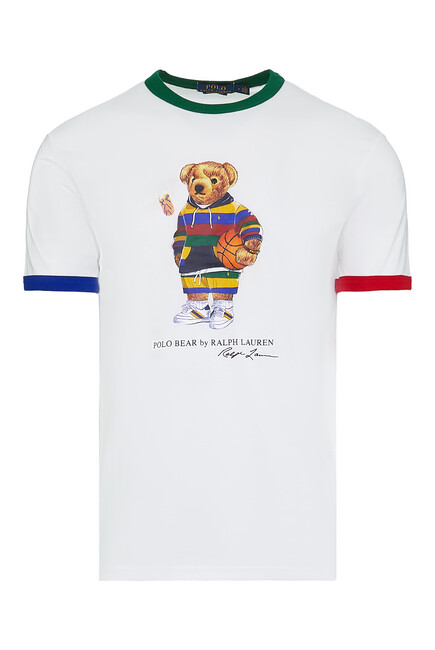 Colorful Bear Print T-Shirt